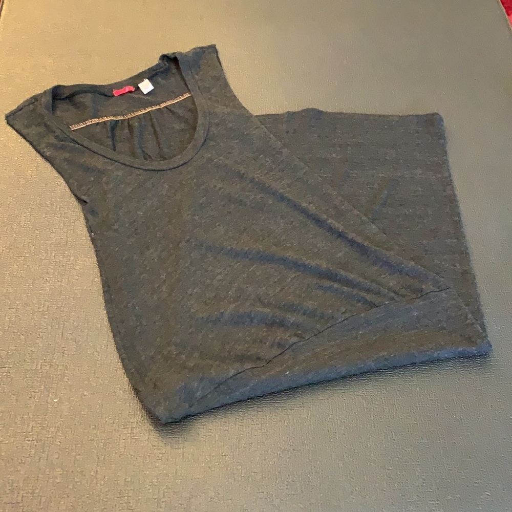 Lux Drop Waist Dark Gray Sweater Dress-S